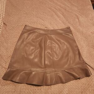 Express Pale Purple/tan Mini Skirt
